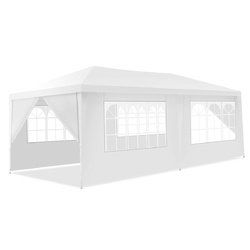 10' x 20' Canopy Tent Wedding Party Tent 6 Sidewalls with Carry Bag