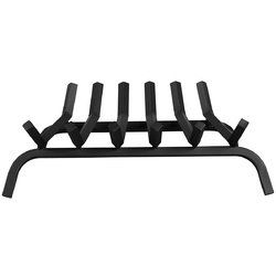24" Iron Fireplace Log Grate Firewood Burning Rack