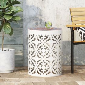 CASTANA SIDE TABLE (Color: as Pic)
