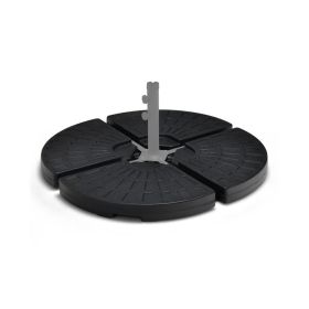 Outdoor Lawn Backyard Patio Moving Umbrella Base (Type: Style A, Color: Black)