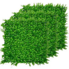 Boxwood Panels, Grass Wall 20"x20"(20pcs), Plant Wall, Grass Backdrop Wall, Privacy Screen, Sun Protected Green Wall Decor for Outdoor, Indoor, G (Color: as picture)
